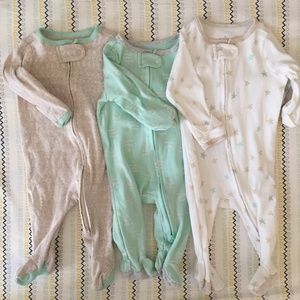 Cloud Island | Pattern Footed Pajamas